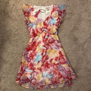 Watercolor Floral Dress